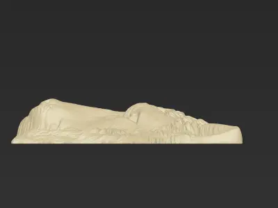 Wolf Head A3 3D print model
