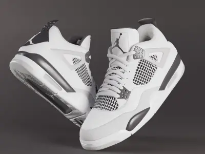 Jordan 4 Variety Pack Low-poly 3D model