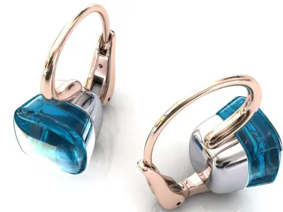 Nudo Classic Earrings 3D print model