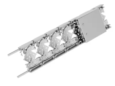 Diamond Chain Bracelet 4629 3D print model