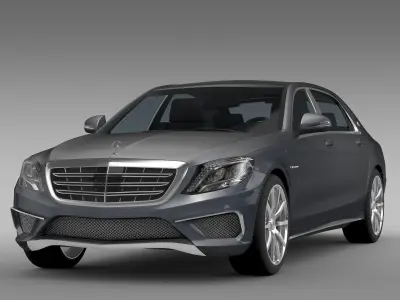   AMG Mercedes Maybach X222 2015 3D model