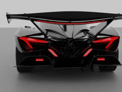 car  apollo intensa emozione Low-poly 3D model