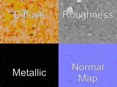 Vibrant Chanterelle Mushroom Classic Model Pack Low-poly 3D model