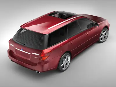 Subaru Legacy Wagon 2003 - 2009 3D model