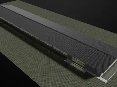 Warehouse space 2206 3D model