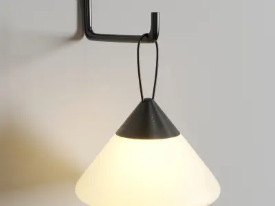 mikono modular wall light secne Low-poly 3D model