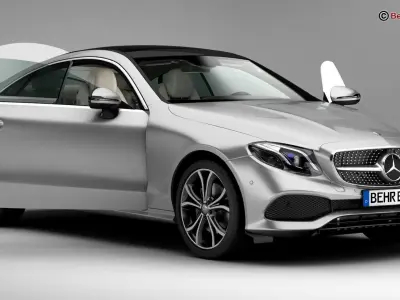 Mercedes E Class Coupe 2017 3D model