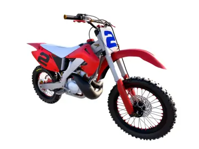 Motocross Honda 3D model