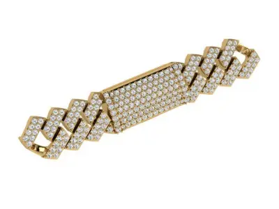 French Pave Cumin Chain 4130 3D print model