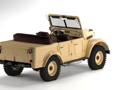 Gaz-69A 3D model