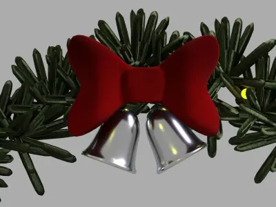 3D Simple Christmas Wrath 3D model