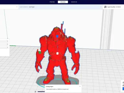 steampunk character 4 3D print model