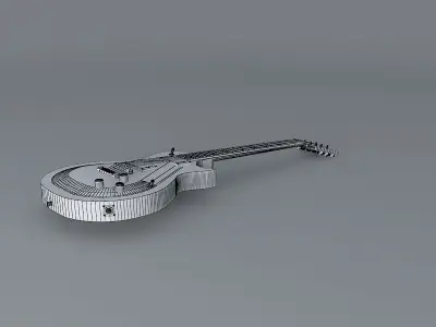 ESP James Hetfield Truckster model guitar Free 3D model