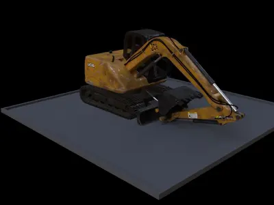 JCB excavator  3D model