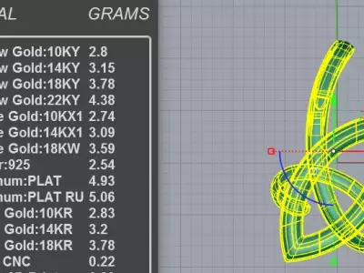 Exclusive Abstract Art Pendant 3D print model