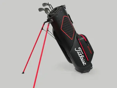 Titleist Black StaDry Golf Bag Plus 3D model