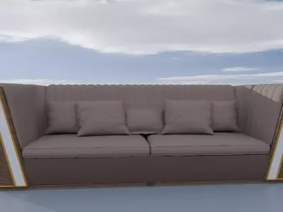 Royal Comfort Haven Sofa 3D model