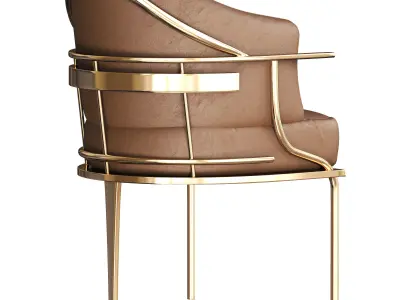 ASIA Chair Luxury chair by Koket 3D model