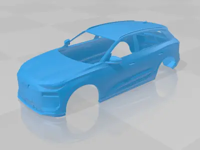 Audi Q6L e-tron - Body Car STL Model 3D print model