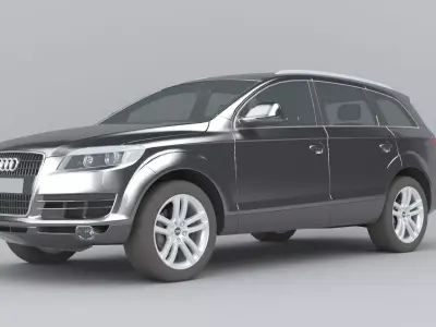 AUDI Q7 Low-poly 3D model