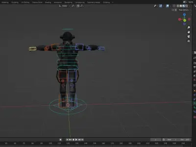 Mission soilder Low-poly 3D model