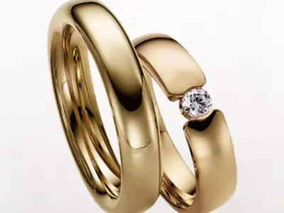 Wedding rings 028 3D print model