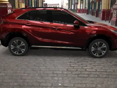  exterior mitsubishi eclipse cross several colors 3D model