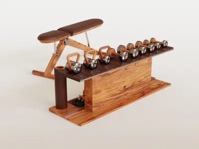 Luxury exercise kit 3D model