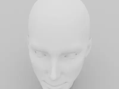 Female Head  3D model