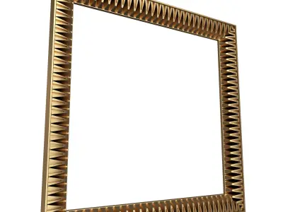 Classic Frame 034 Low-poly 3D model