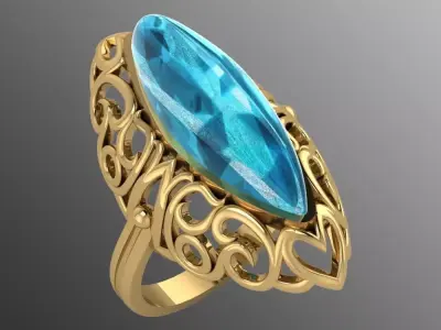 Ring od 50 3D print model