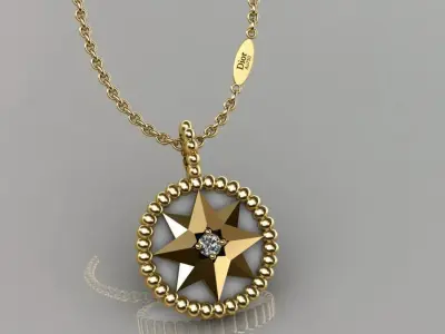 Dior Pendant  3D print model