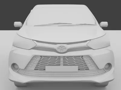 Toyota Grand New Veloz 2016 Low-poly 3D model