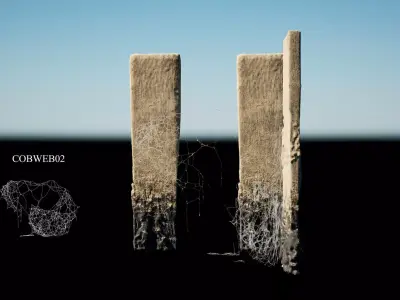 20 Cobweb Static Meshes for Unreal Engine 5  3D model