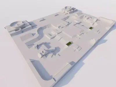 Skatepark-Skate Park PACK 3D model