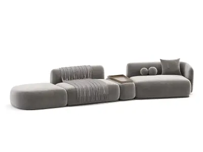 Rene Sofa by Meridiani 02 3D model