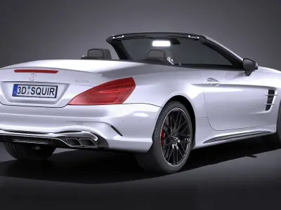 Mercedes-Benz SL 63 AMG 2017 3D model