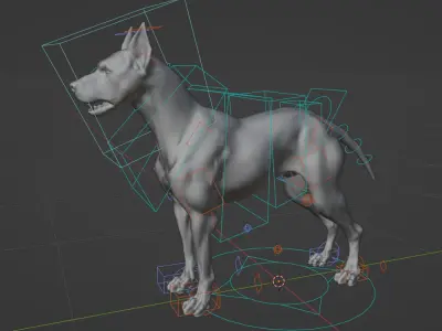 Doberman  3D model
