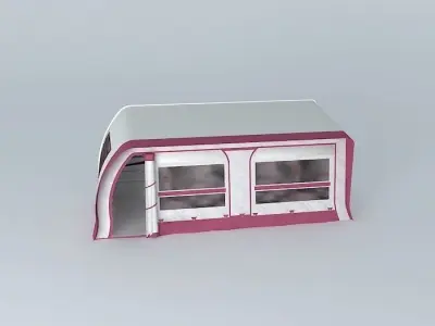 Caravan Awning for our Swift or any large Ethos type Caravan Free 3D model