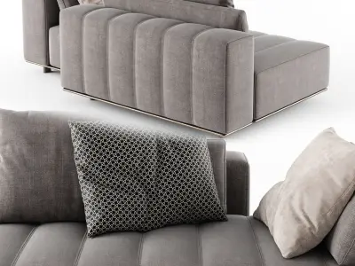 Daybed element sofa 3D model