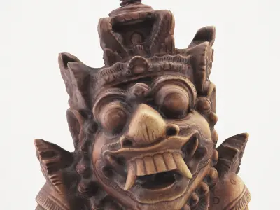 BARONG BALI STATUE - CGTRADER Low-poly 3D model