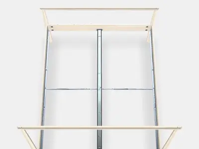 GJORA Bed frame 5 Low-poly 3D model