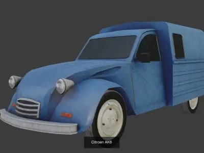 2cv of the world 3D Model Pack