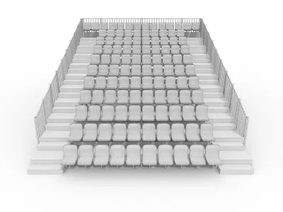 Bleachers 8 3D model