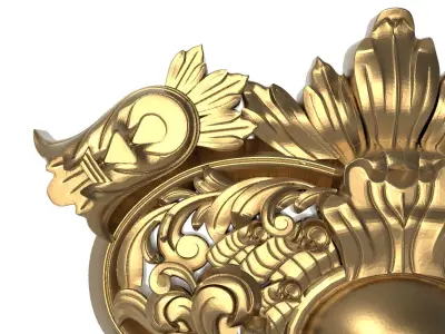  decorative pattern ready for 3D printing 3D model