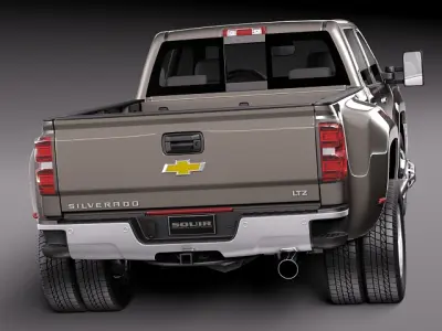 Chevrolet Silverado HD 2015 Long 3D model