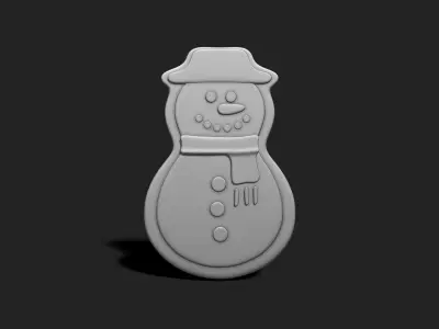 Christmas Cookie Ornament - Pendant -  Christmas Tree 1 3D print model