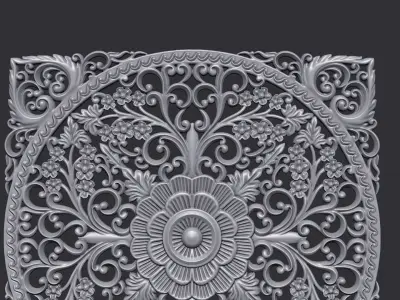 Carved Decor Ornament 3D print model purchase