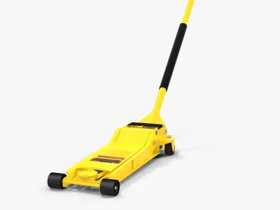 Jack Yellow Floor Low-poly 3D model