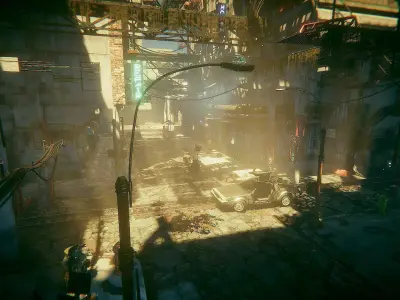 cyberpunk - Kyber City Low-poly 3D model